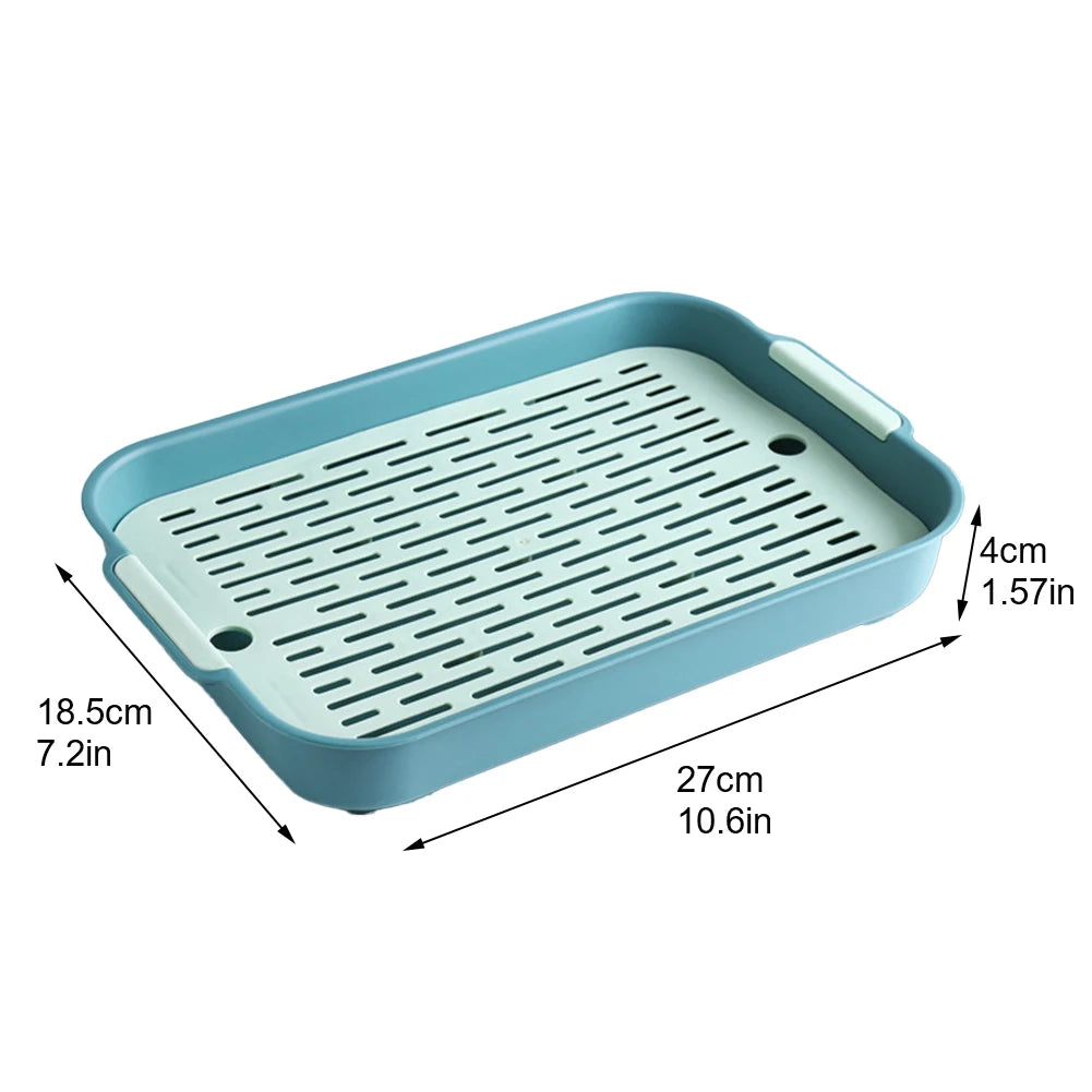 Rabbit Litter Box For Small Pets Durable Plastic Corner Tray