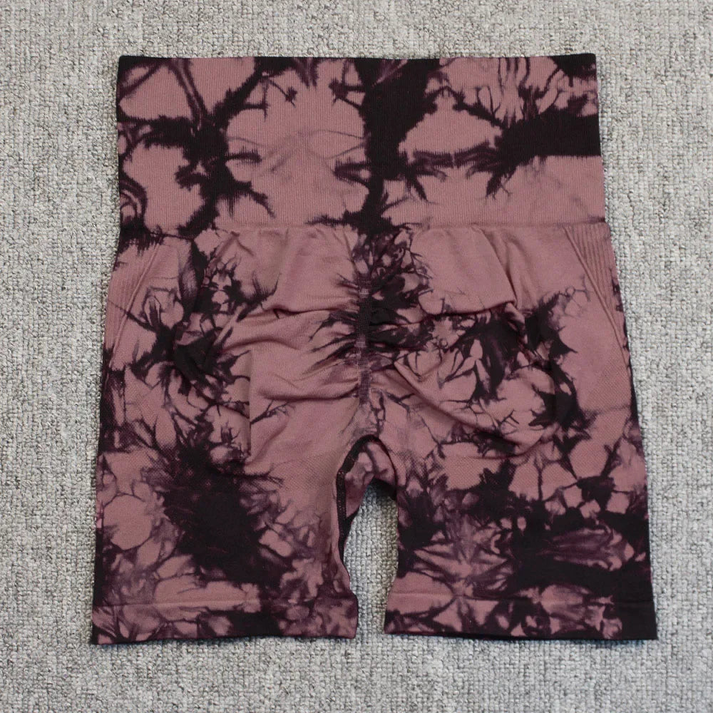 Women Yoga Shorts High Elastic Gym Shorts Push Up Sports Running