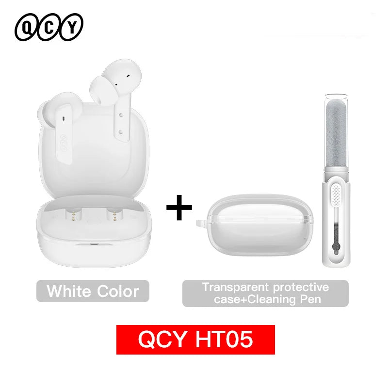 QCY HT05 ANC Wireless Earphones With 40dB Noise Cancellation