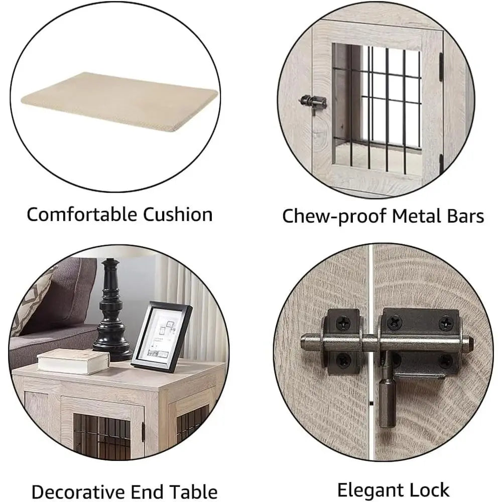 Furniture Style Indoor Dog Crate For Small Dogs And Cats