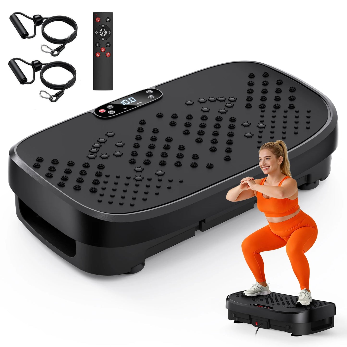HTM Vibration Plate Fitness Platform 120 Levels Non Slip