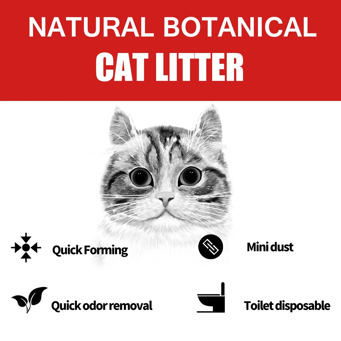 Tofu Cat Litter Natural Botanical Flushable Odor Control