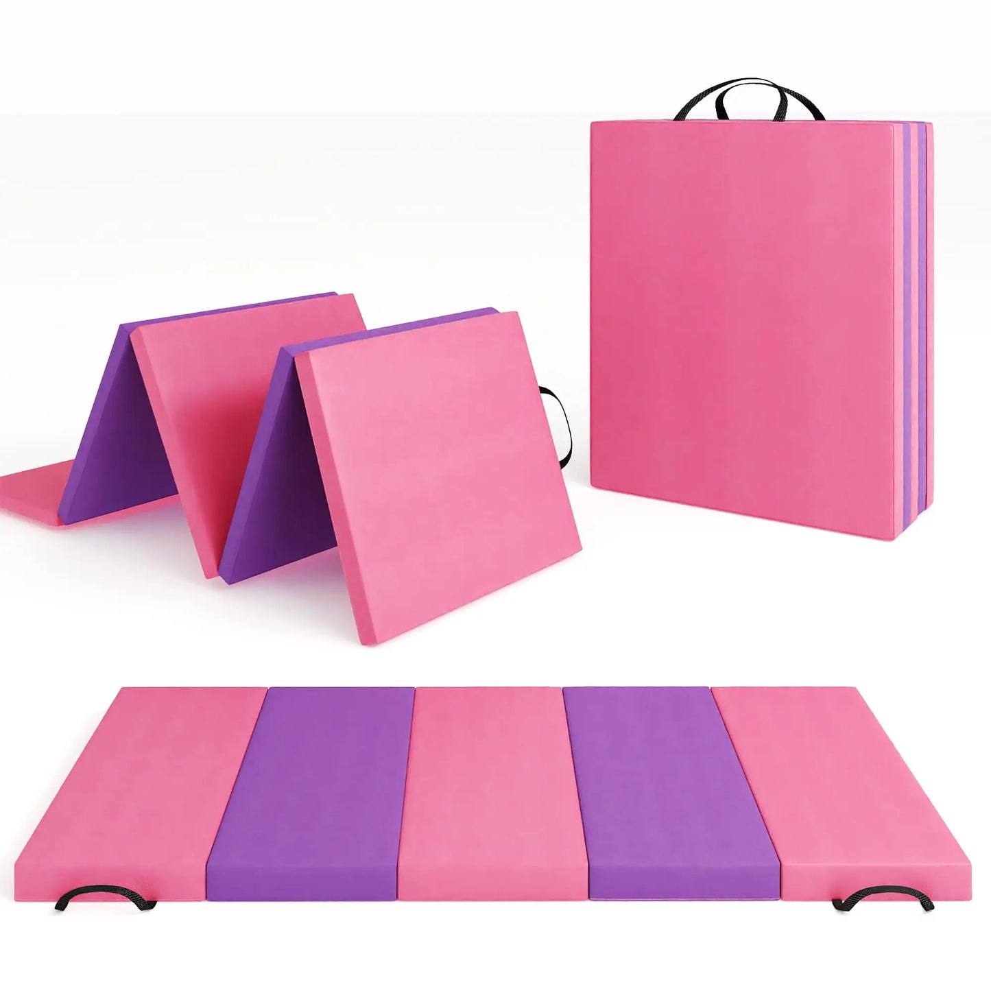 HiMISS Gymnastics Mat Tumbling Mats Home Exercise Thick EPE Foam