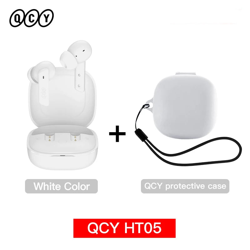 QCY HT05 ANC Wireless Earphones With 40dB Noise Cancellation