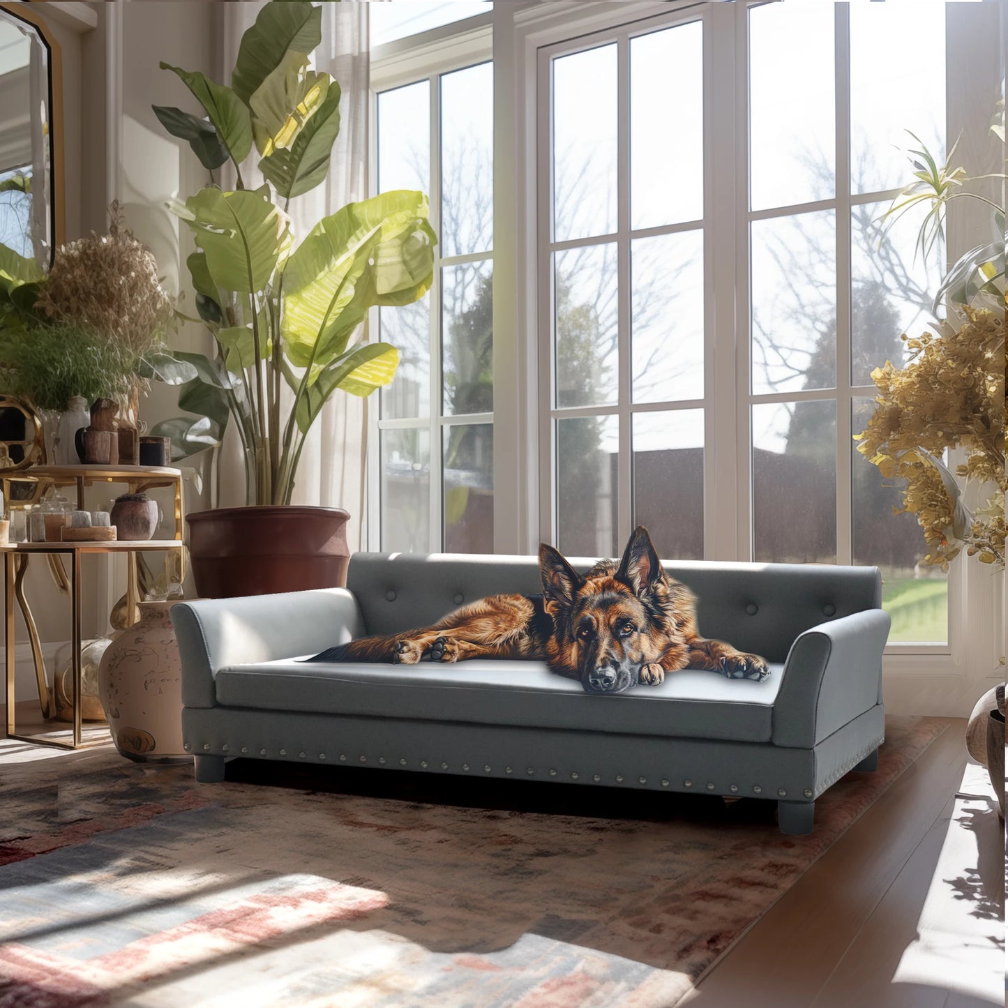 BINGOPAW Elevated Dog Sofa Bed Waterproof Durable Comfort