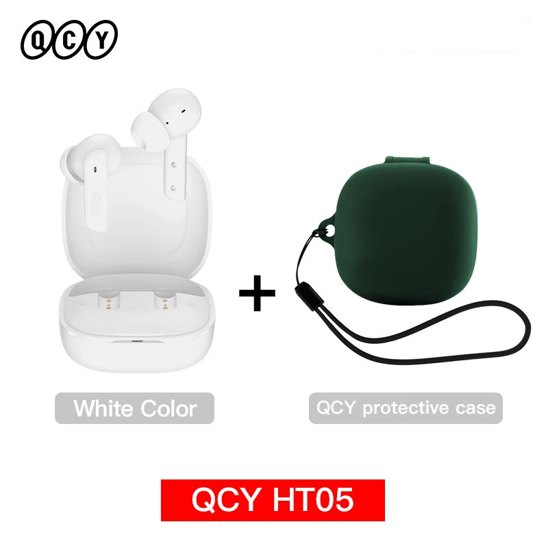 QCY HT05 ANC Wireless Earphones With 40dB Noise Cancellation
