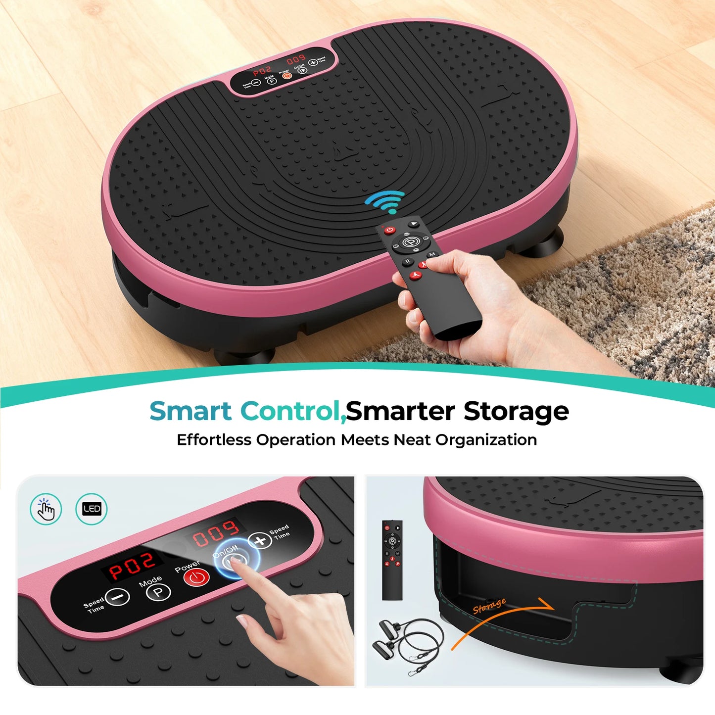 Vibration Plate Exercise Machine With Remote Control 120 Speed Levels