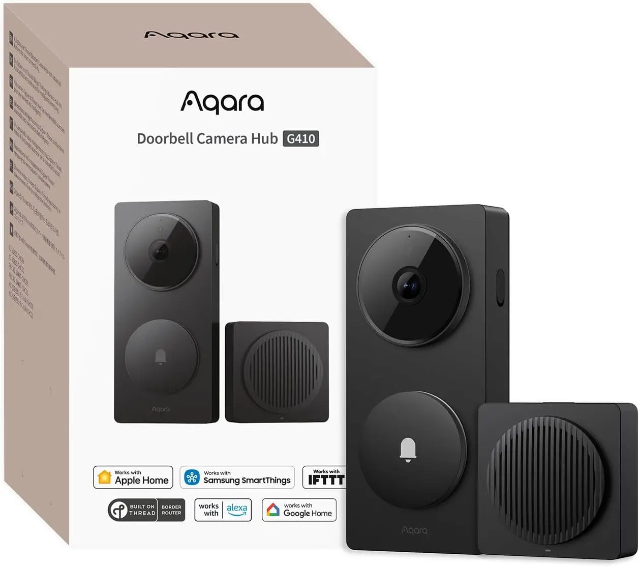 Smart Doorbell Camera With Chime 2K Video HomeKit Secure Video