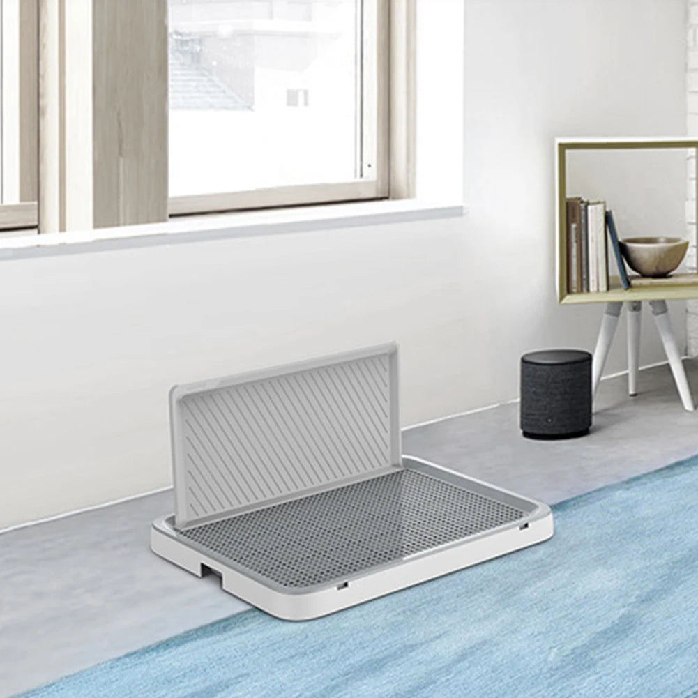 Alloet Dog Potty Tray With Anti-Splash Pee Wall Pan Trainer