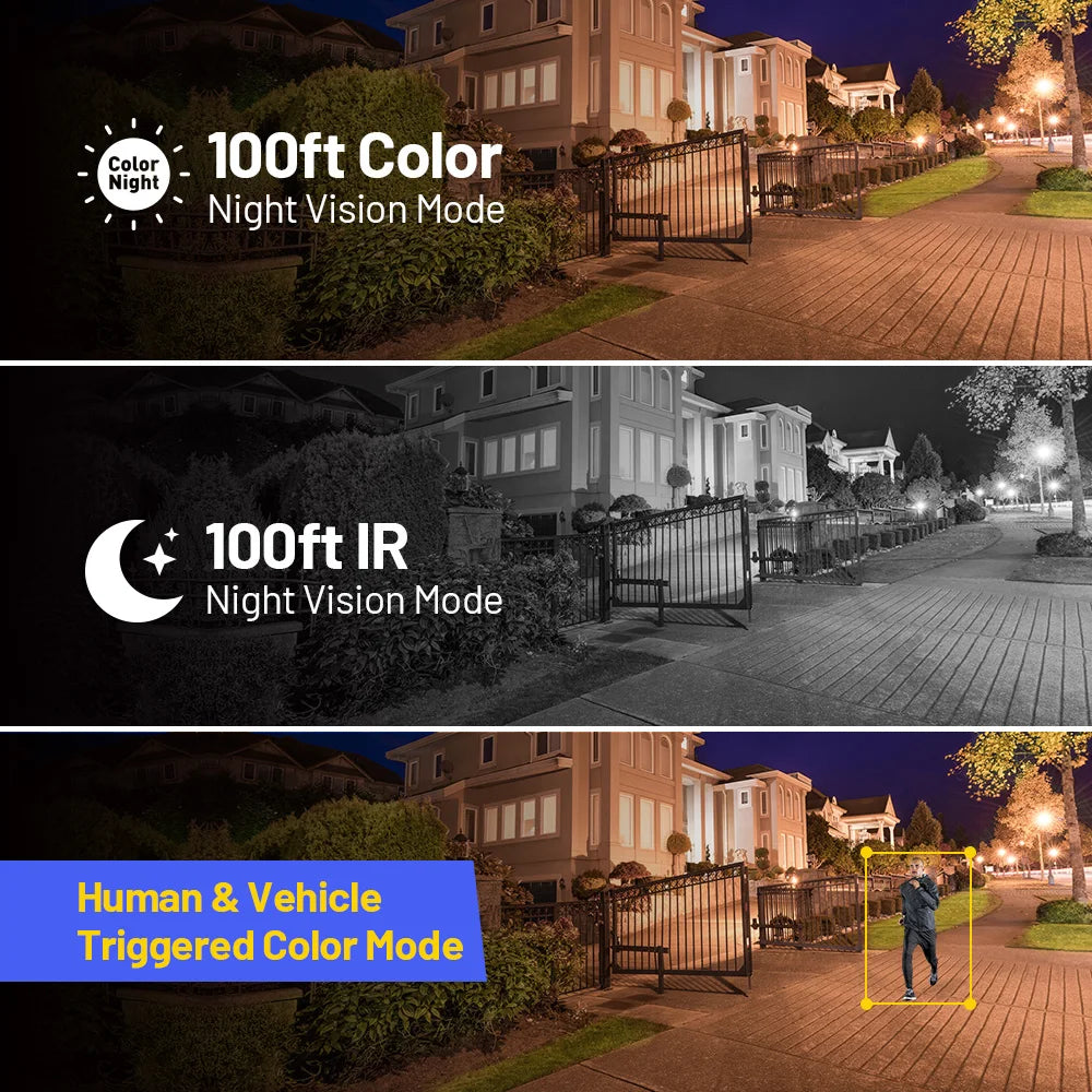 ANNKE 12MP PoE Security Camera With Dual Light Night Vision