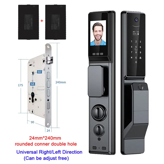 YKESDL Waterproof Outdoor Smart Lock With Camera AluminiumAlloy WiFi Alexa