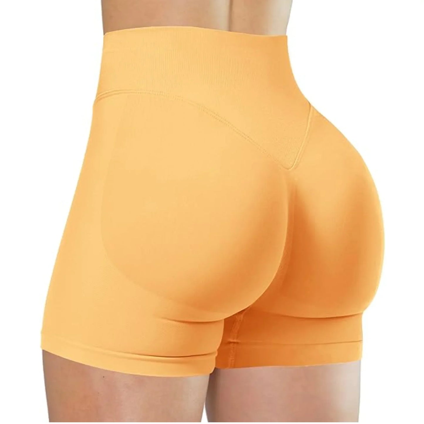 Summer High Waisted Yoga Shorts For Women Workout Fitness