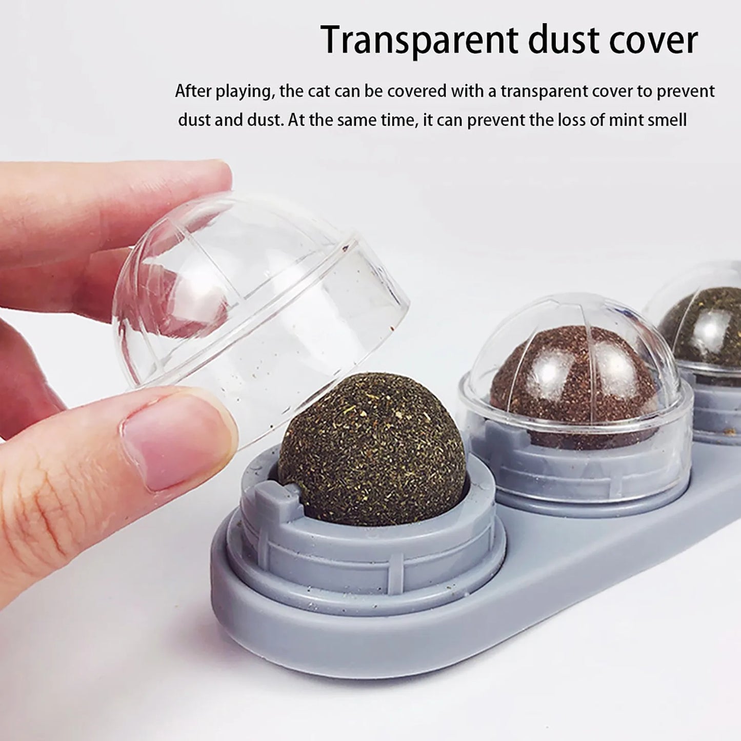 Catnip Rotating Interactive Teething Toy For Cats Play