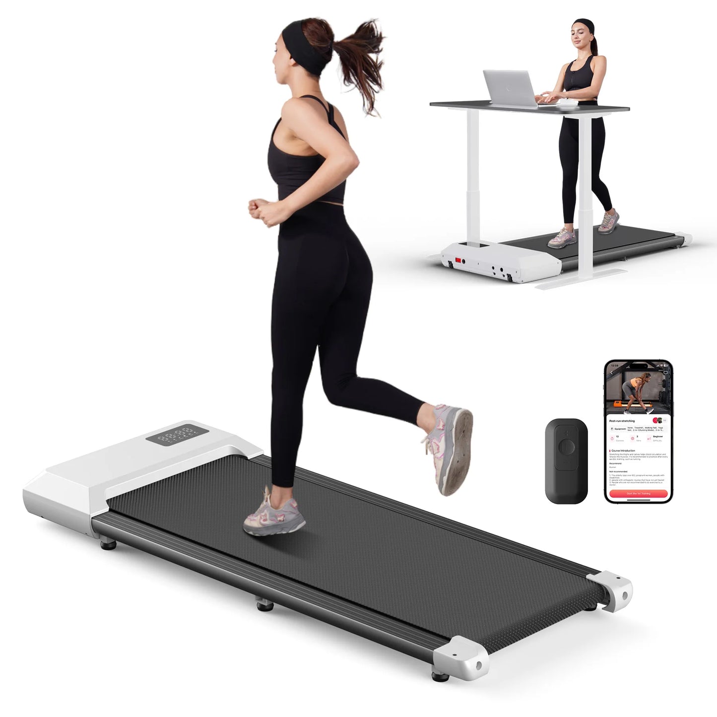 Superun Two In One Home Treadmill Two Point Five Horsepower Walking Running