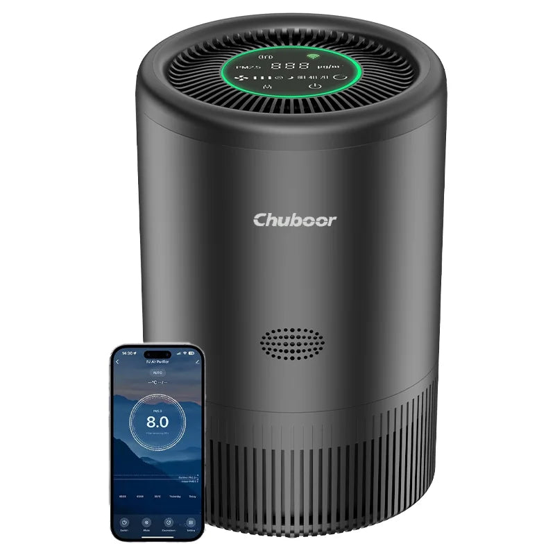 Chuboor Smart Air Purifier With App Control And PM2.5 Monitor