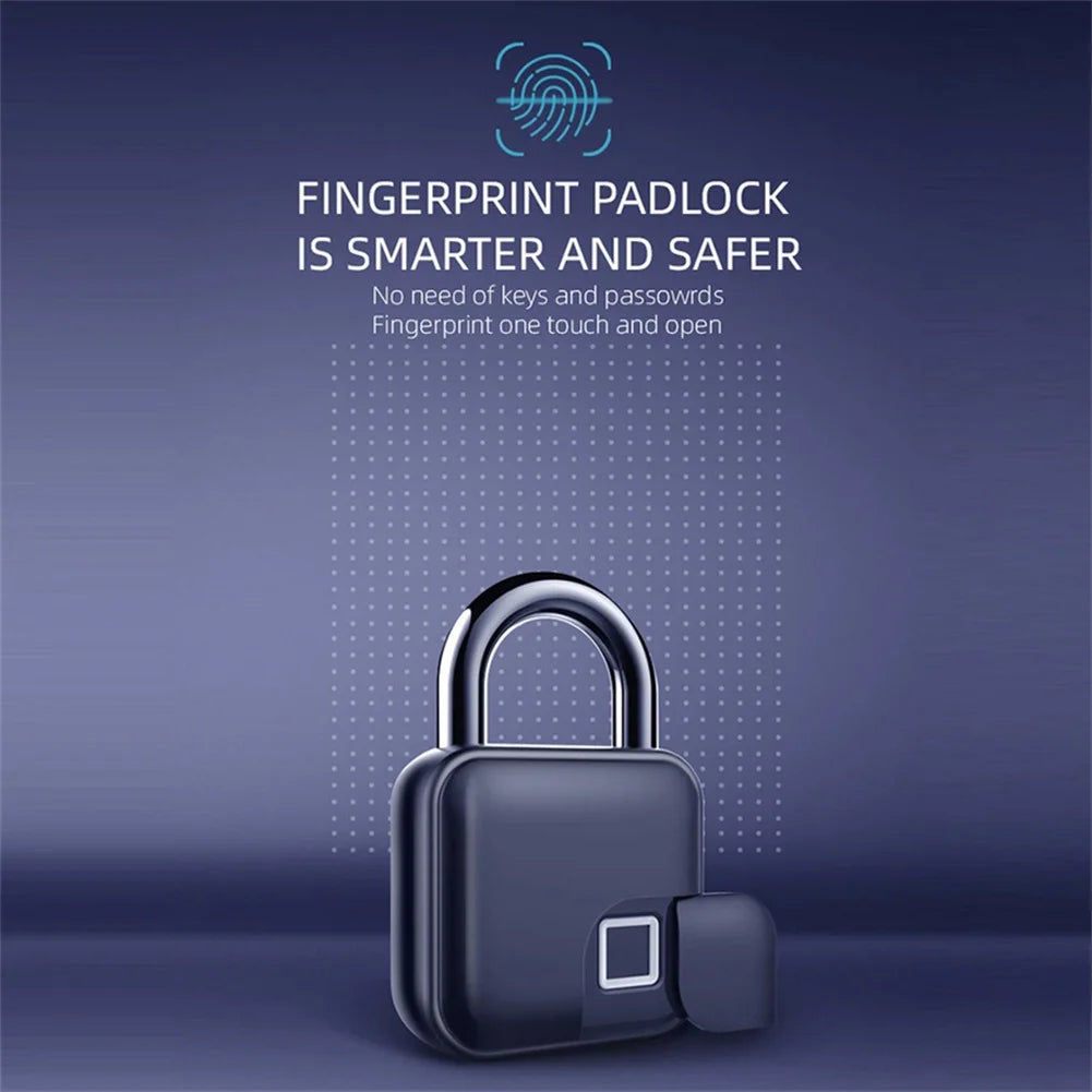 TWISTER.CK Smart Biometric Fingerprint Keyless Padlock With Bluetooth