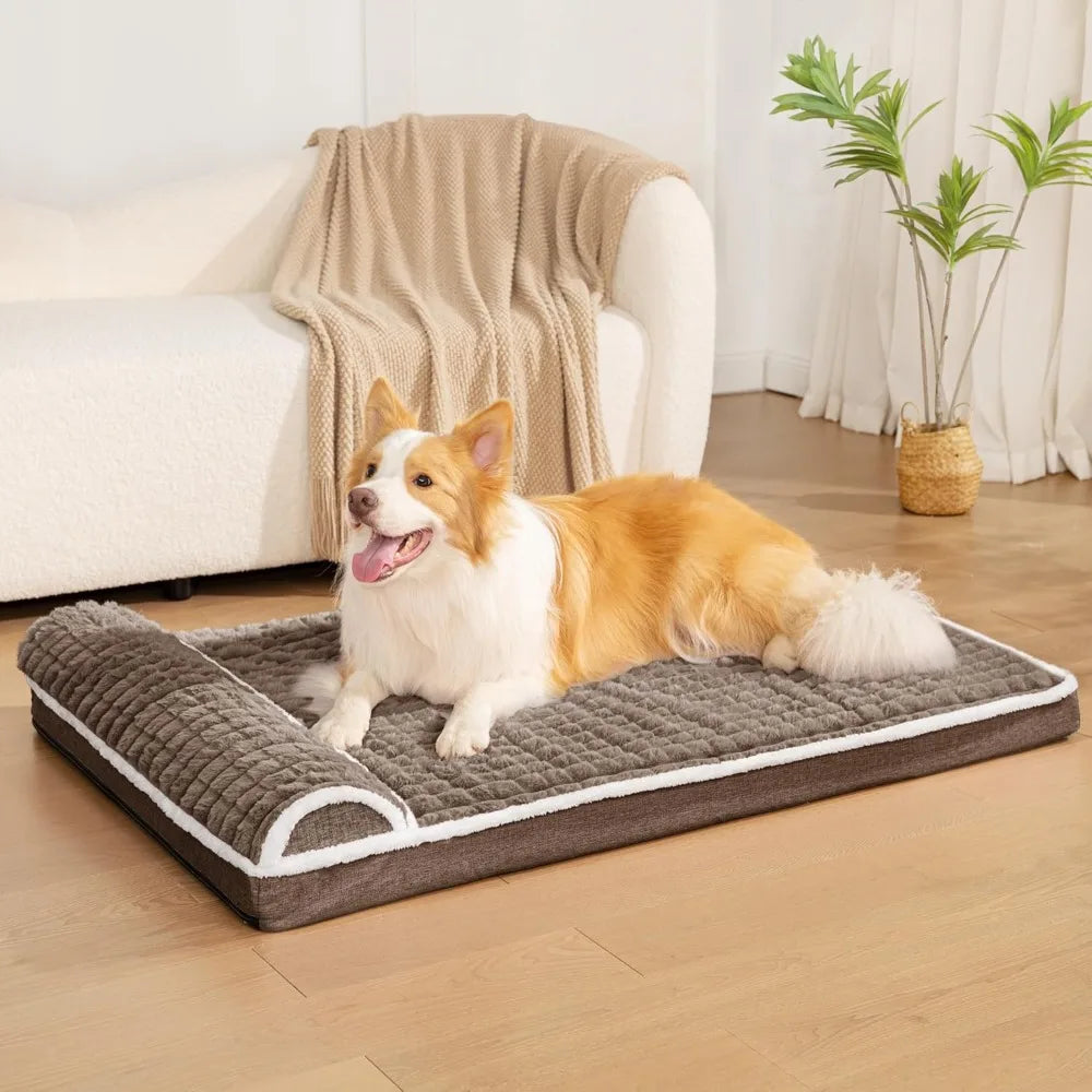 DAFIFY Orthopedic Dog Bed With Pillow Waterproof