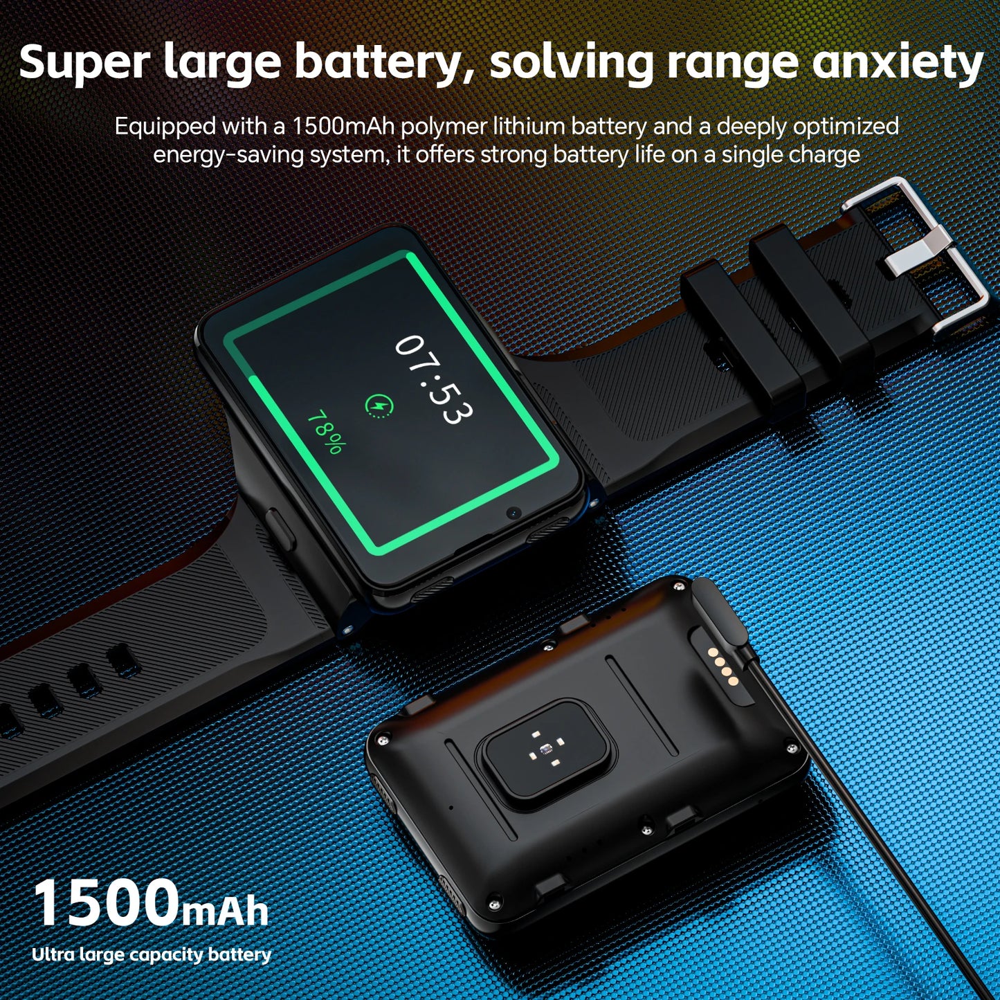 LOKMMAT Android Smartwatch Max With Detachable Strap 4G