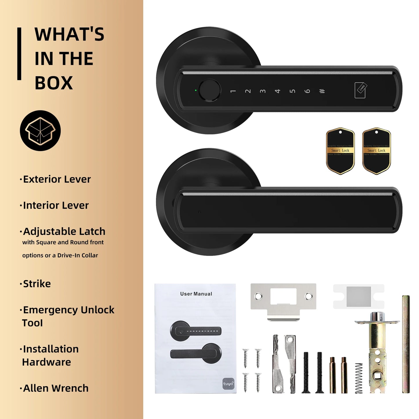 Viladepot Smart Lock with Fingerprint and App Control