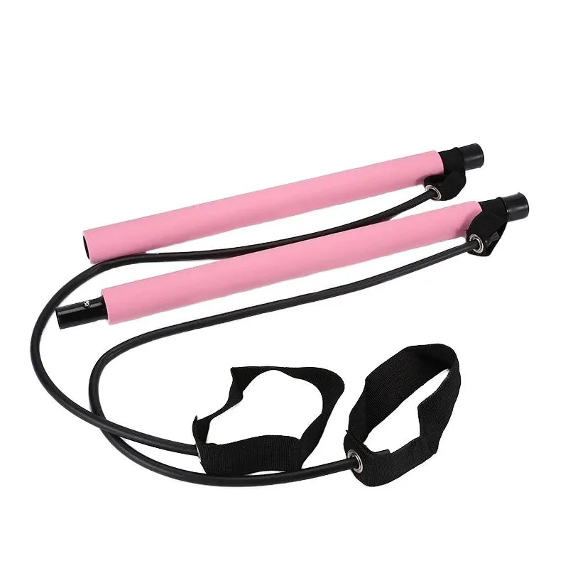 None Multifunctional Pilates Bar With Resistance Bands