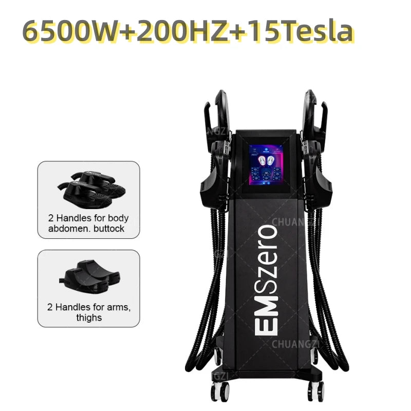 Emszero 6500W RF Muscle Carving Machine Pro NEO 5 Handles