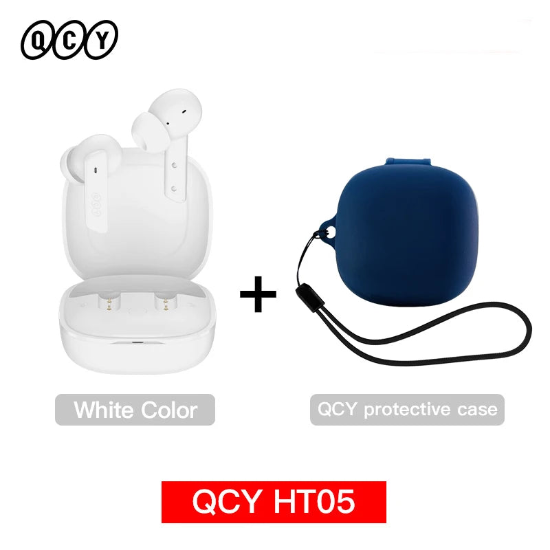 QCY HT05 ANC Wireless Earphones With 40dB Noise Cancellation