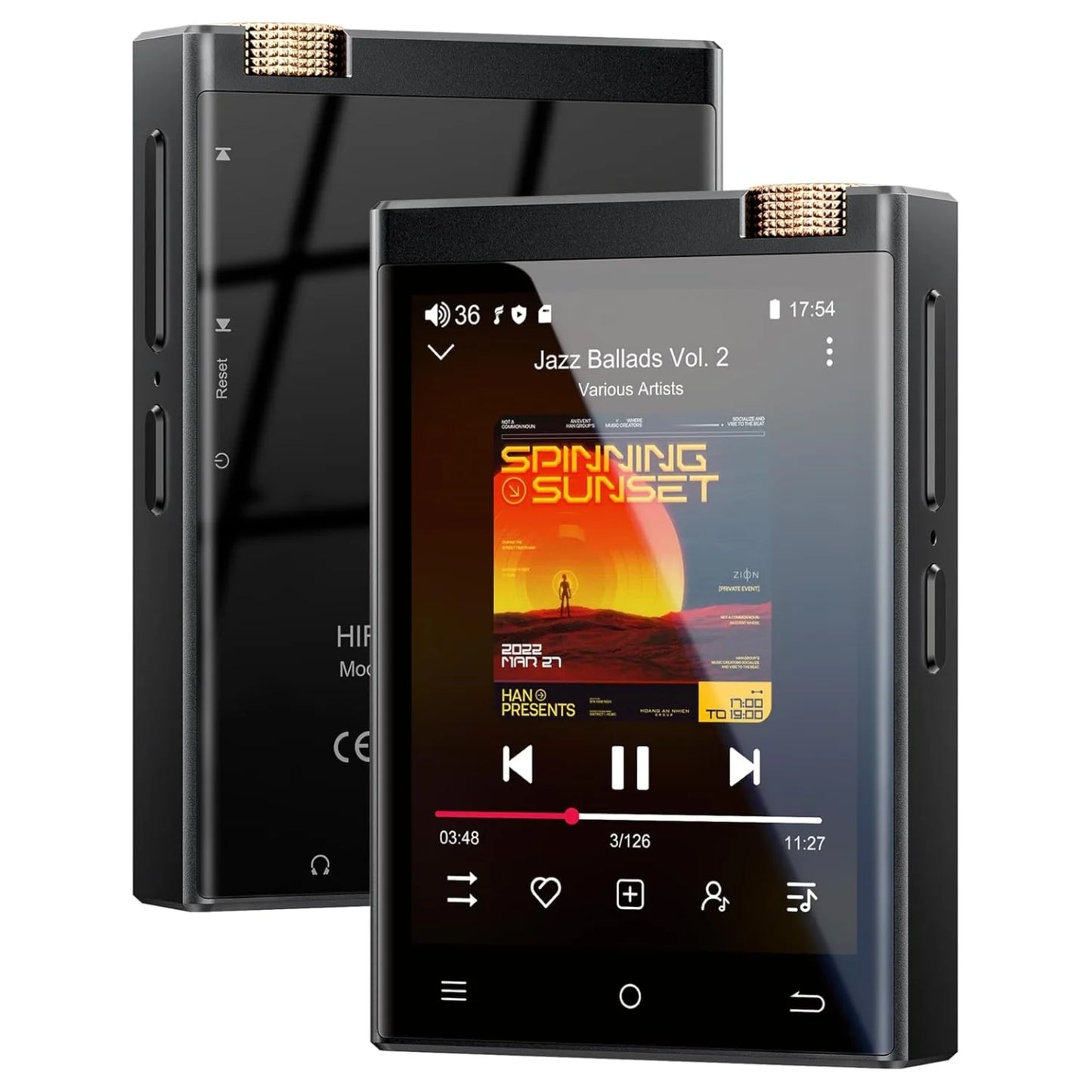 Oilsky HiFi MP3 Player With Bluetooth And WiFi Lossless DSD High Resolution