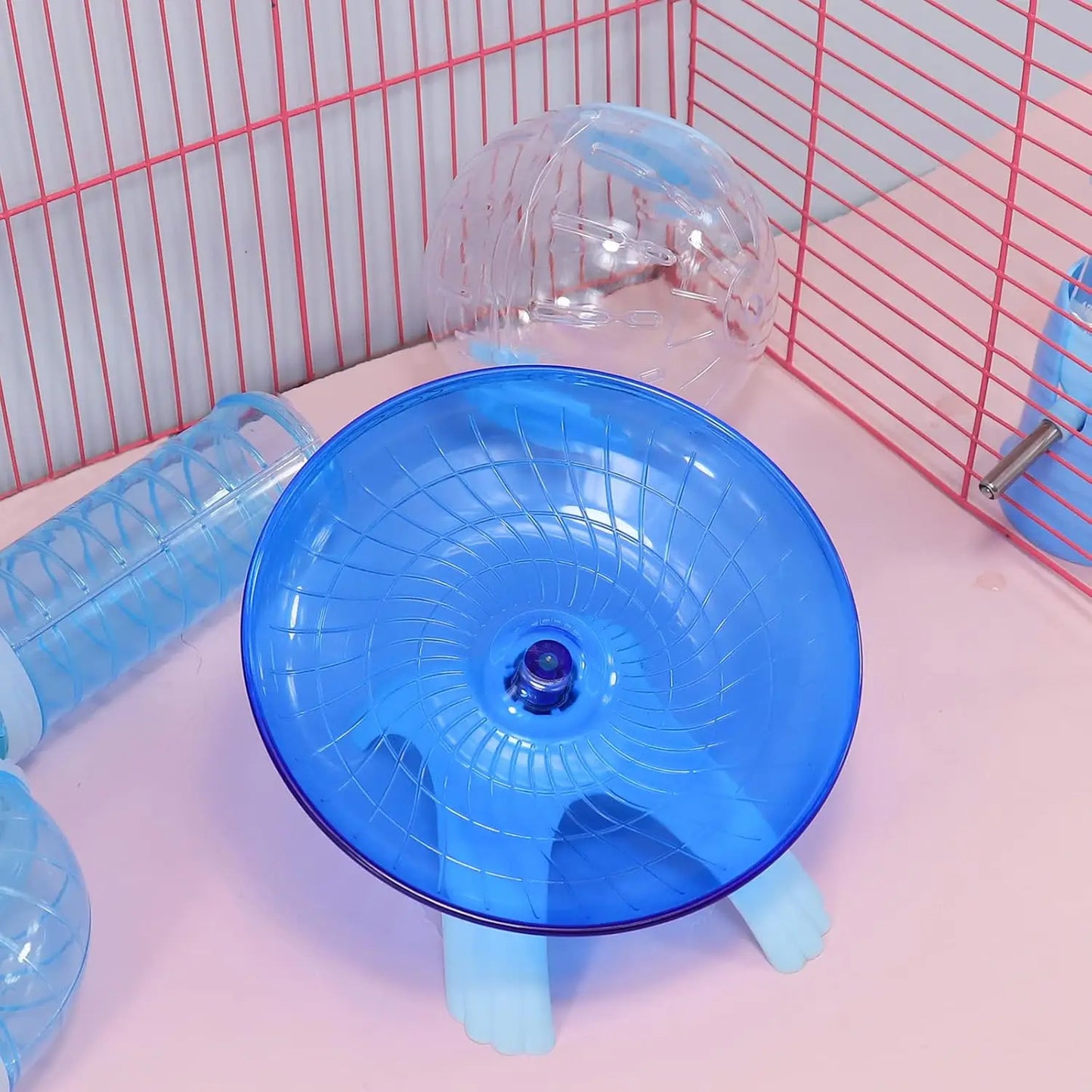 Ultra Quiet Hamster Exercise Wheel With Skateboard Bearings