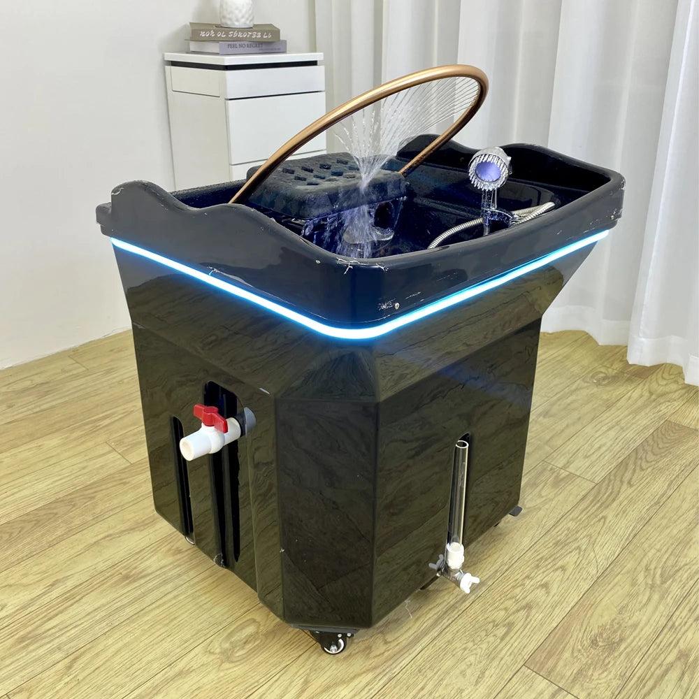 General Use Head Spa Shampoo Basin With 60L Tank And Hydrotherapy