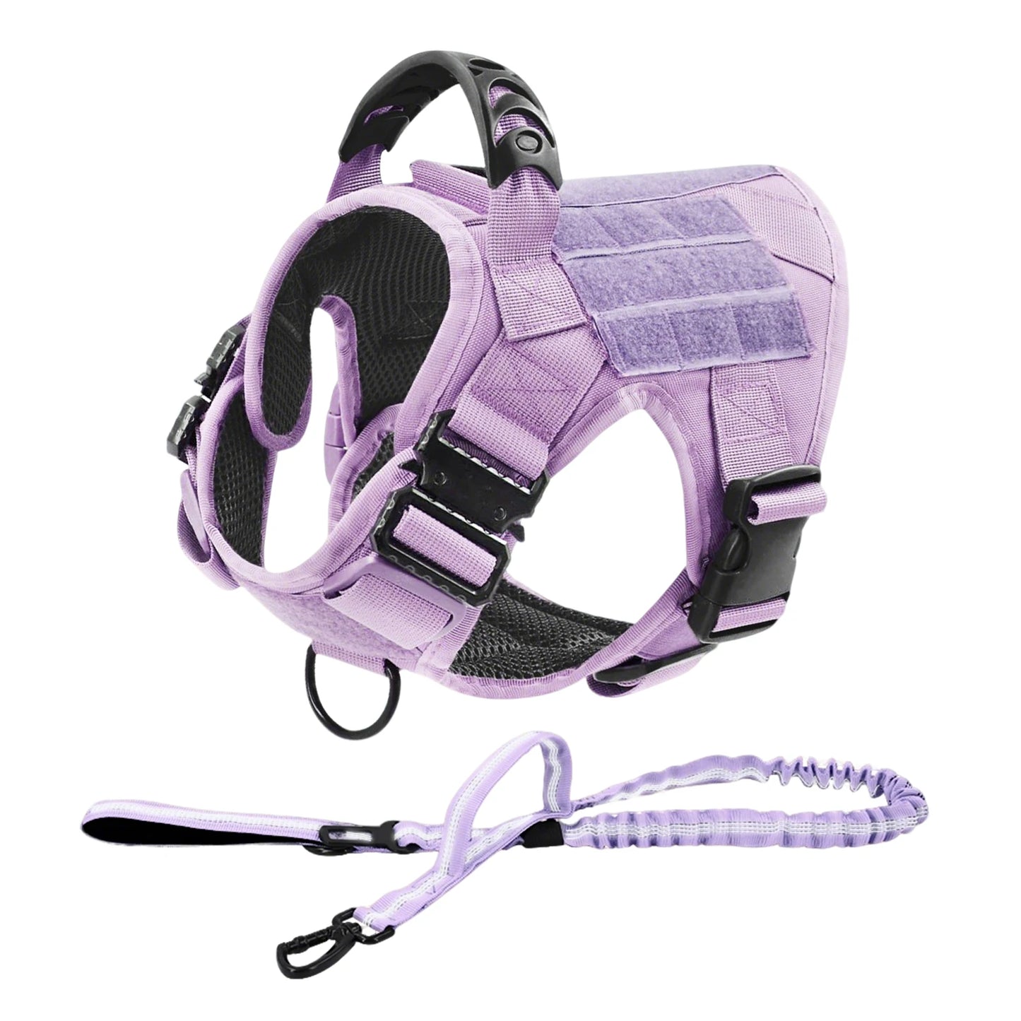 Military Camouflage Nylon Dog Harness Adjustable Training Vest