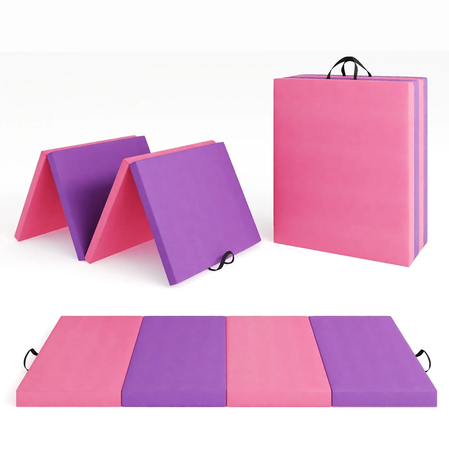 HiMISS Gymnastics Mat Tumbling Mats Home Exercise Thick EPE Foam