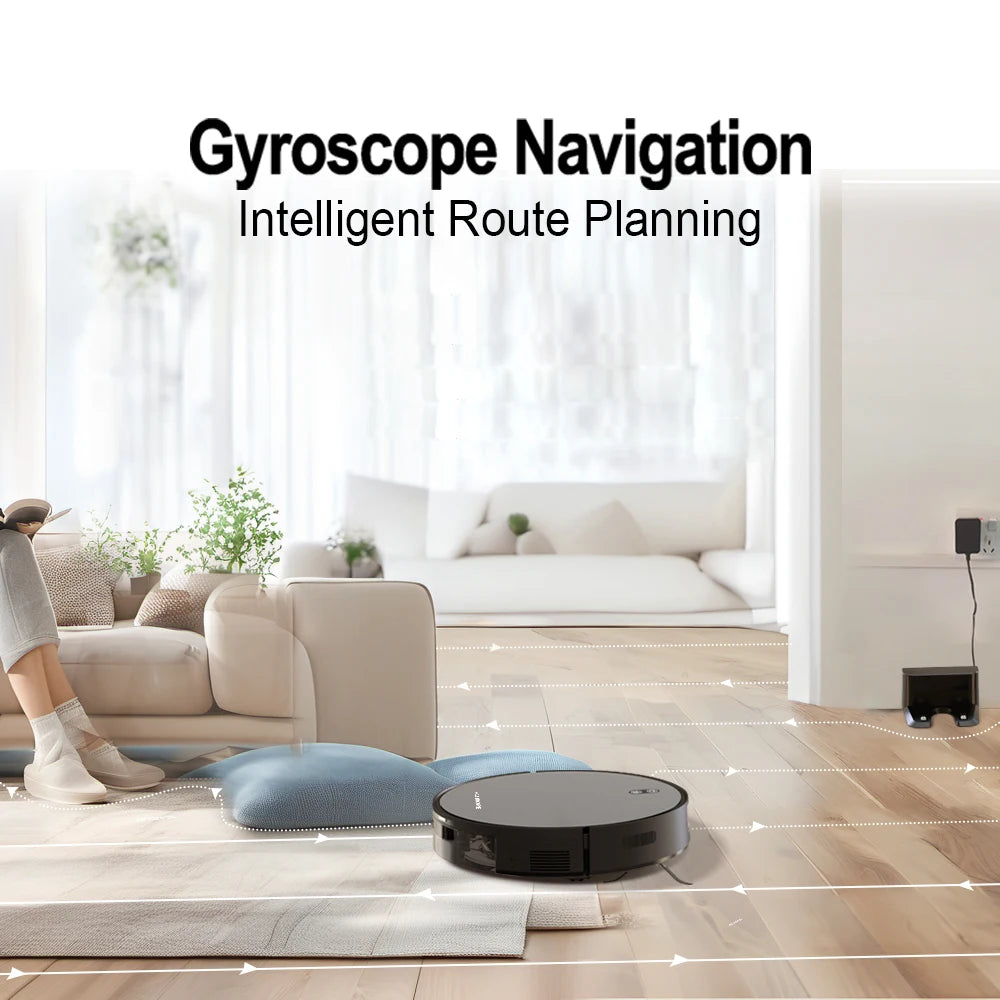 BOAIMORE App Controlled Robot Vacuum Cleaner With Mop 6000Pa