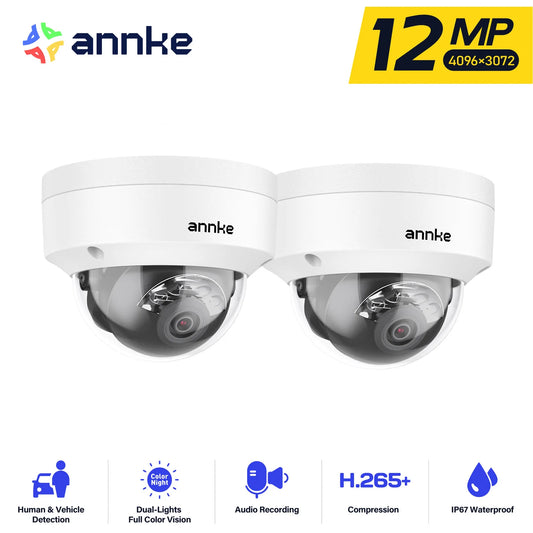 ANNKE 12MP PoE Security Camera With Dual Light Night Vision