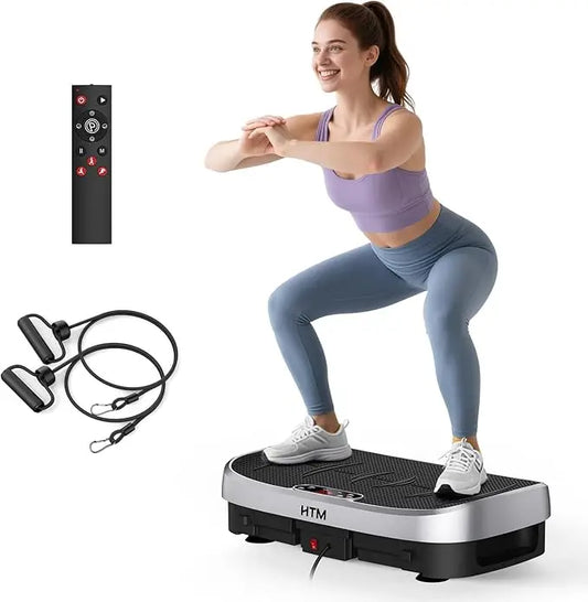 HTM Vibration Plate Fitness Platform 120 Levels Non Slip