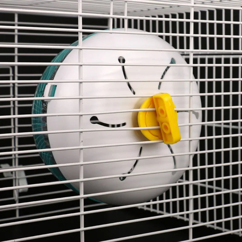 Pet Hamster Running Wheel Toy Plastic Silent Exercise Wheel