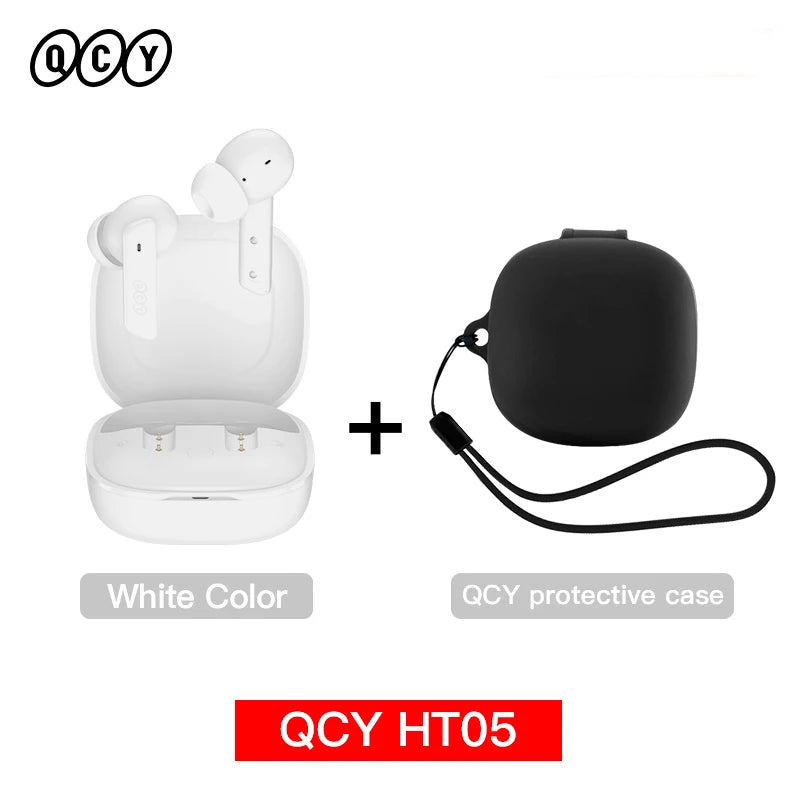 QCY HT05 ANC Wireless Earphones With 40dB Noise Cancellation