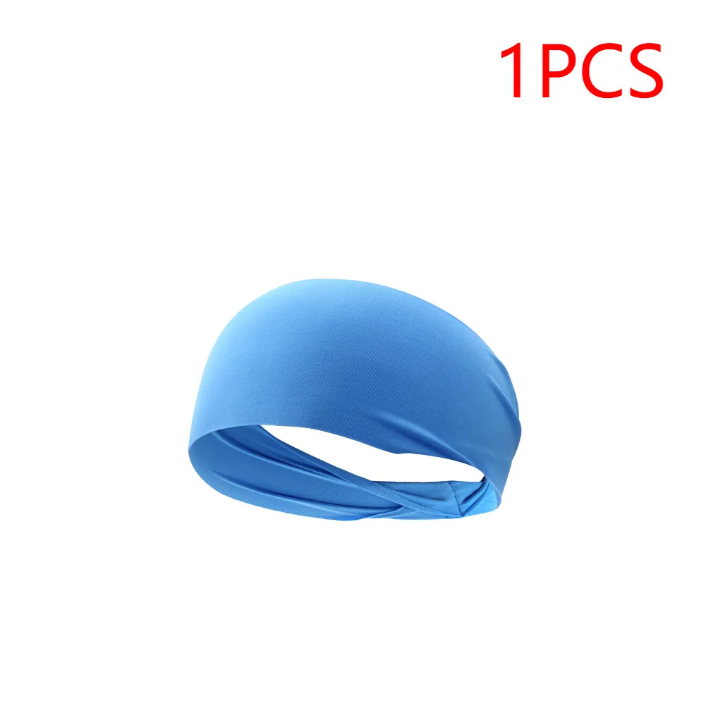 APWIKOGER Elastic Sports Headband For Men And Women SweatWicking