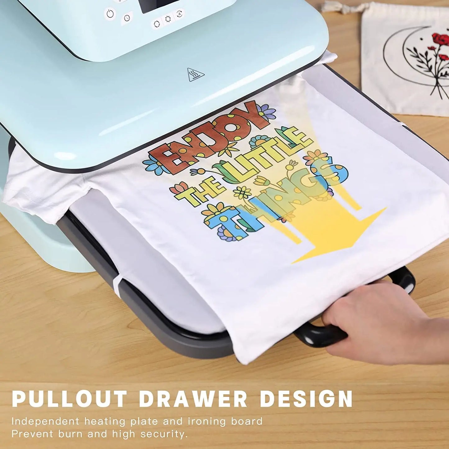 HTVRONT Auto Heat Press Machine For T Shirts And Sublimation