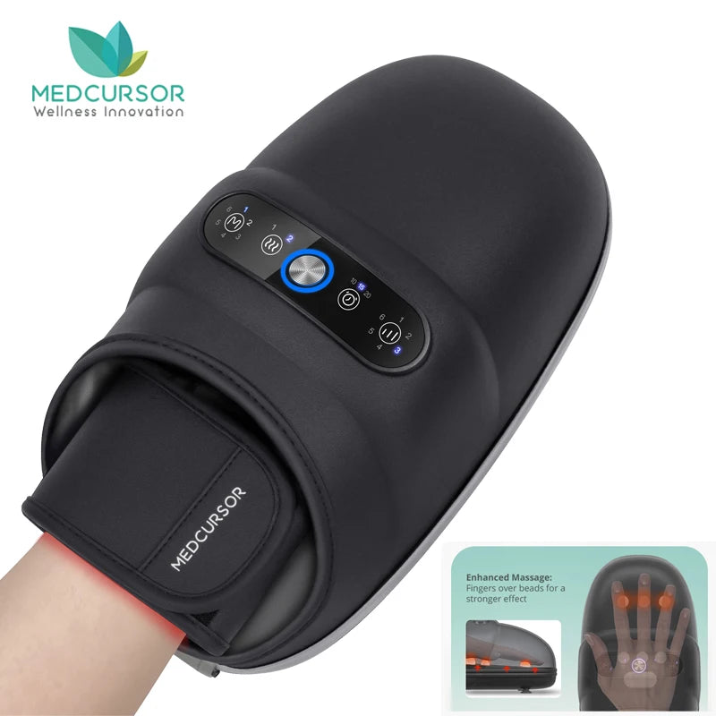 Medcursor Wireless Hand Massager With Air Compression and Heat Therapy