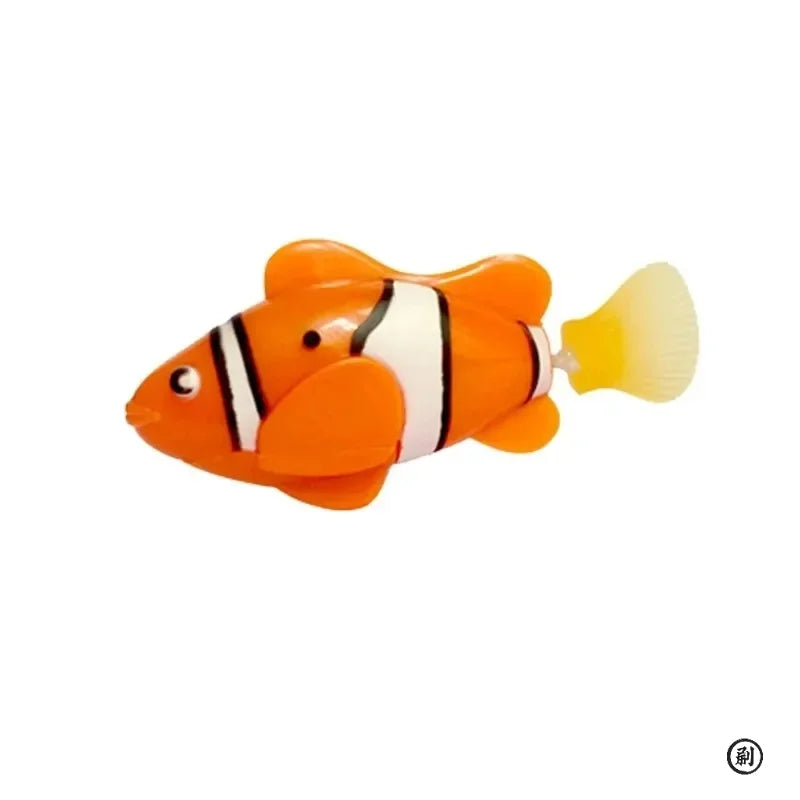 LED Inductive Interactive Cat Swimming Robot Fish Toy