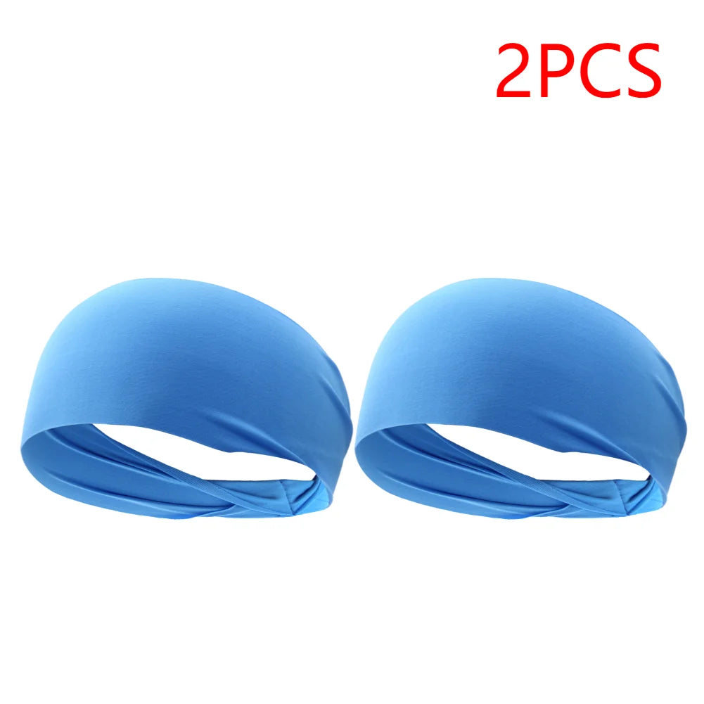 APWIKOGER Elastic Sports Headband For Men And Women SweatWicking