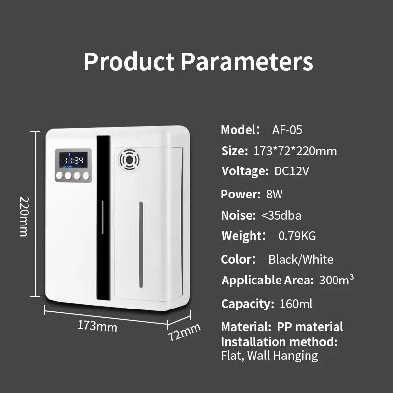 Namste Bluetooth Aroma Diffuser With Wall Hanging Capability