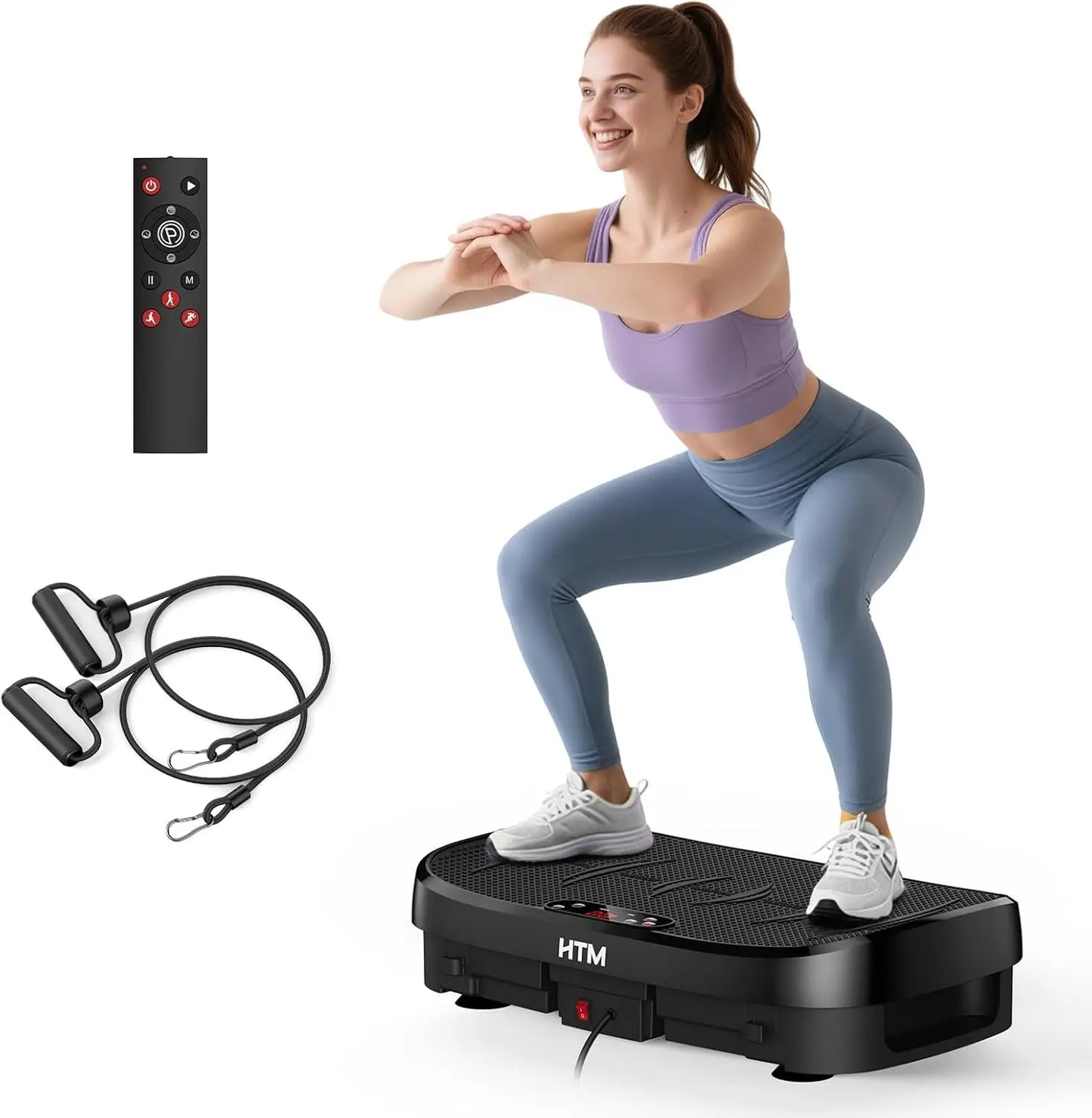 HTM Vibration Plate Fitness Platform 120 Levels Non Slip