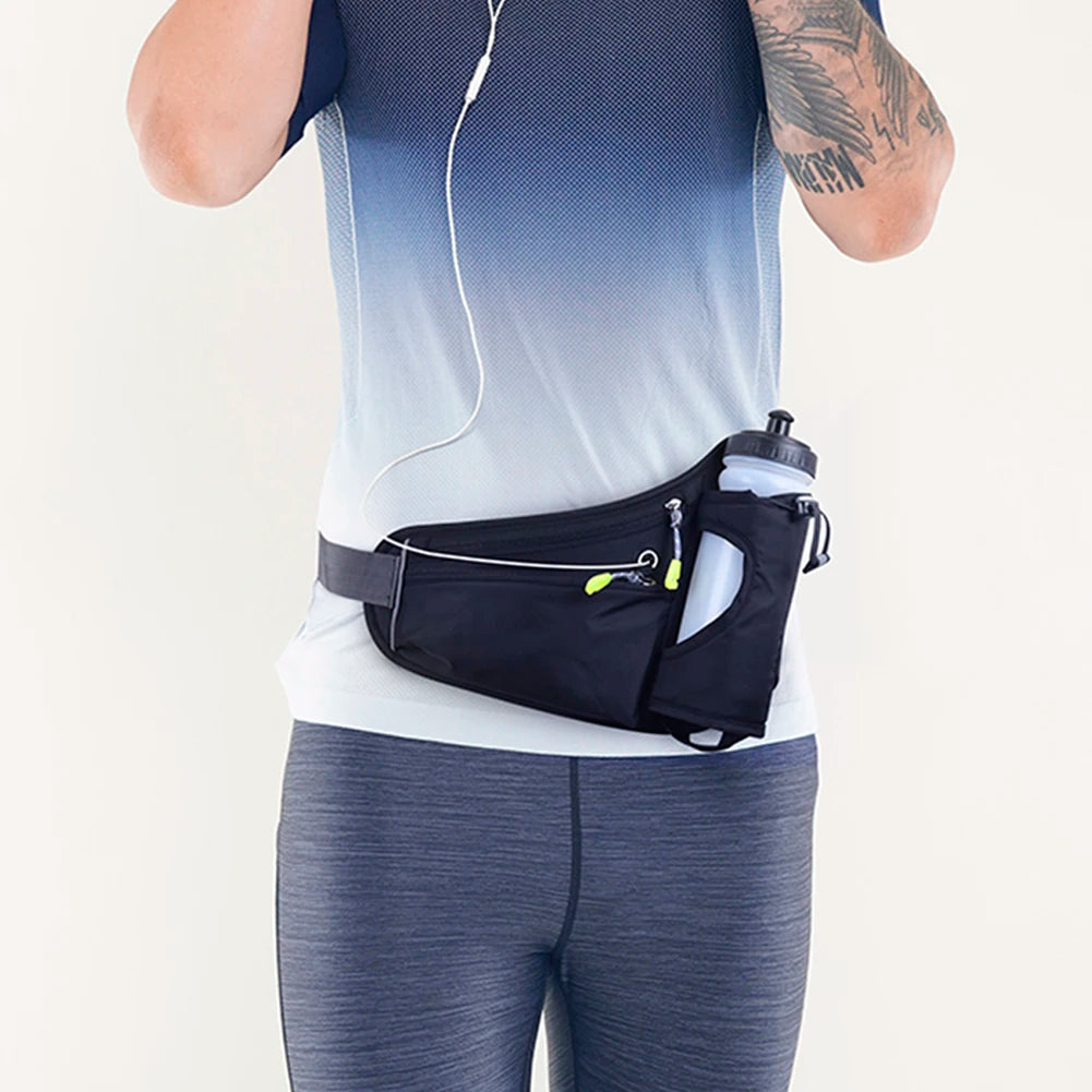 APWIKOGER Hydration Waist Bag Water Bottle Holder for Runners