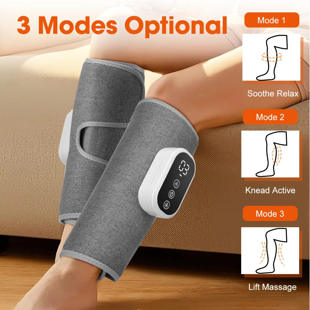 PASTSKY 360 Degree Air Pressure Calf Massager With Heating And 3 Modes
