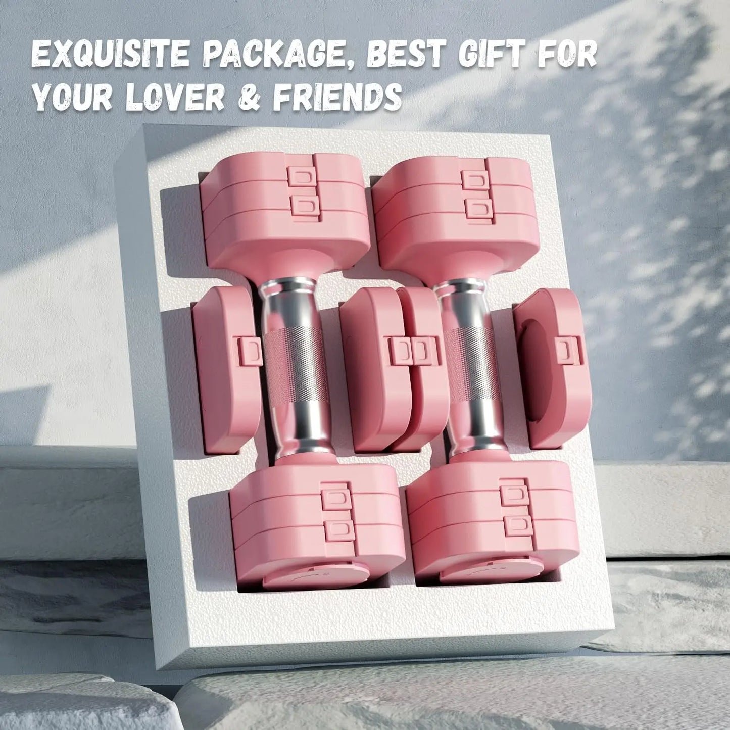 Adjustable Dumbbell Set 5-In-1 For Home Gym