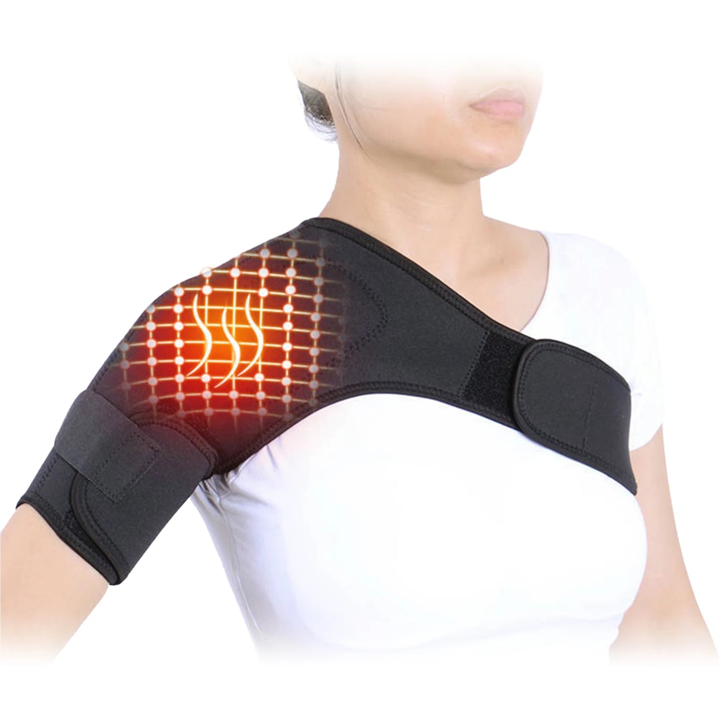 Self Heating Shoulder Strap Adjustable Thermal Relief For Cervical Fatigue