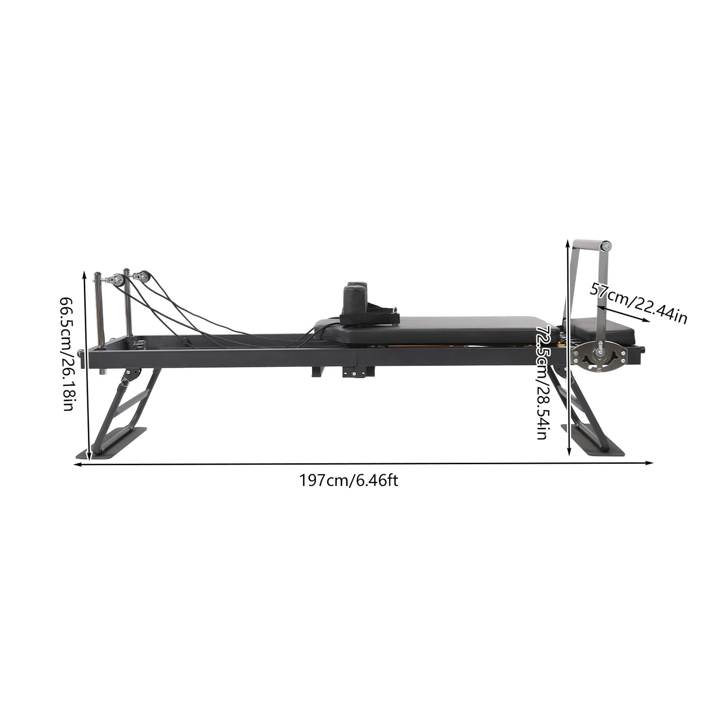 Pilates Rollaway Bed Performer Machine Fitness Equipment
