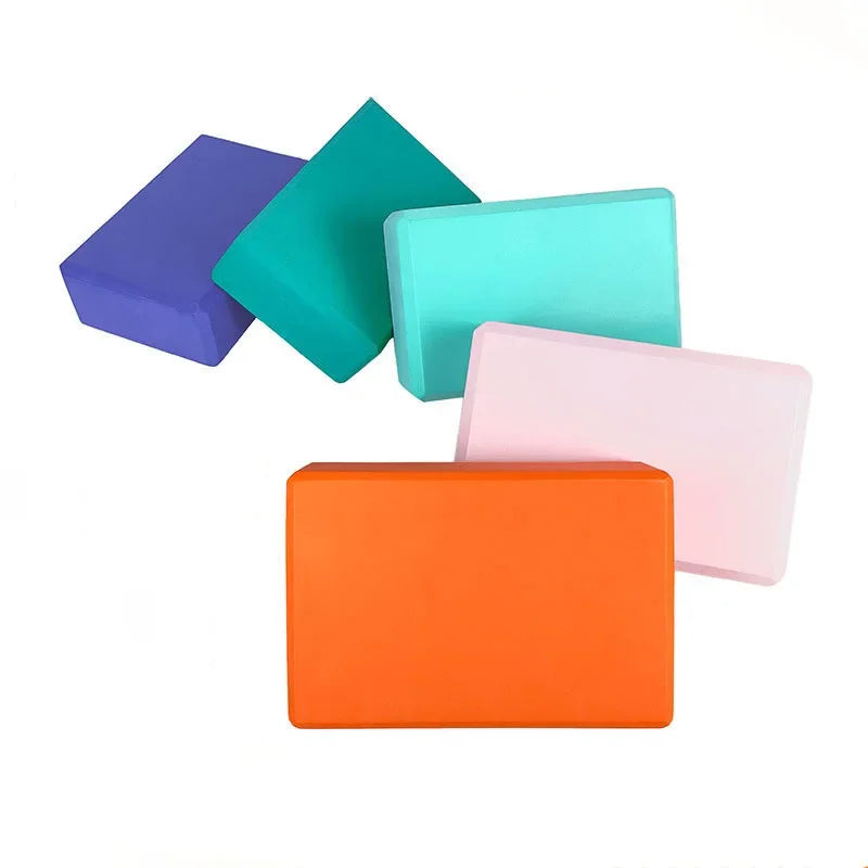 Yoga Blocks Foam Brick Set for Fitness and Stretching