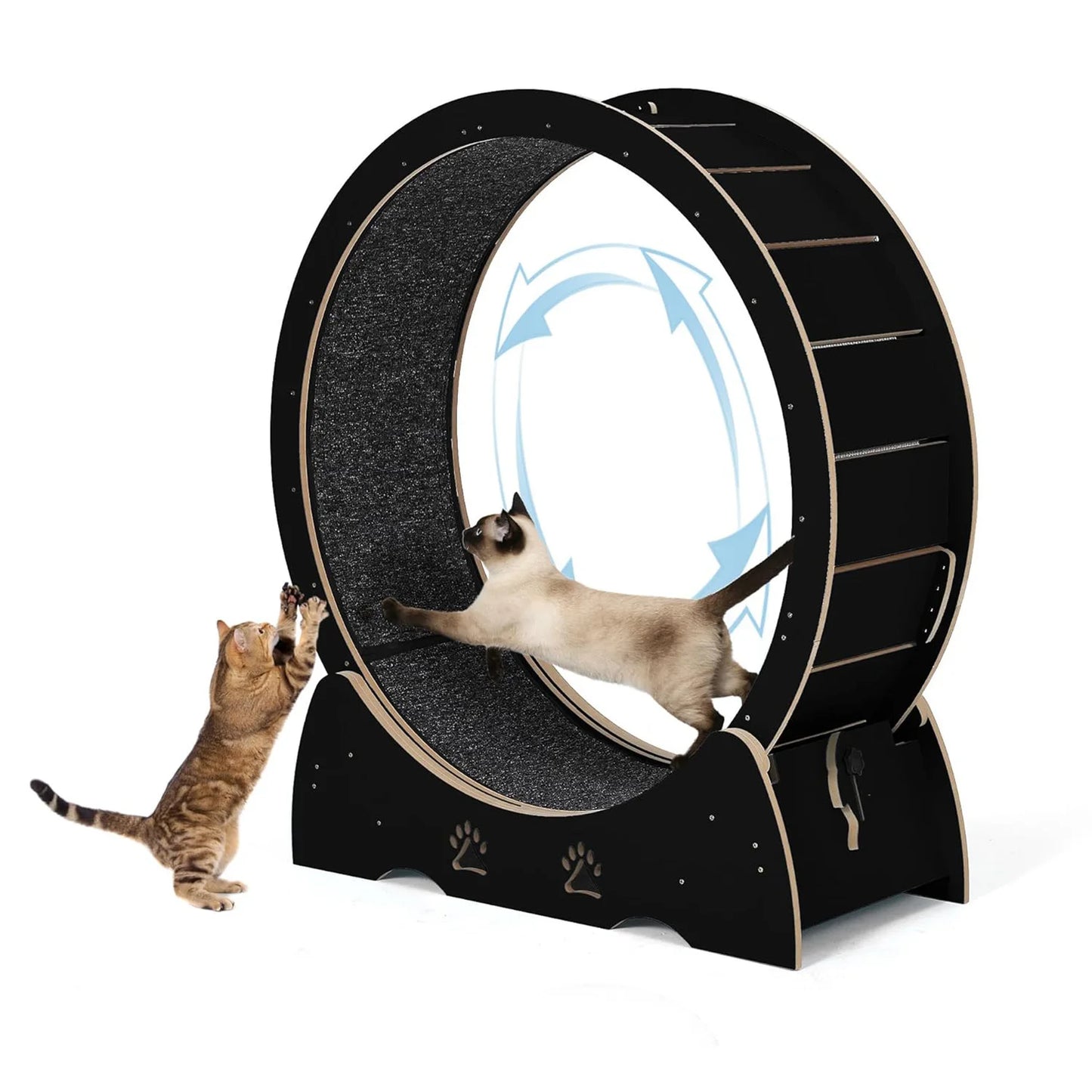 HiMISS CN Cat Exercise Wheel With Low Noise Runway
